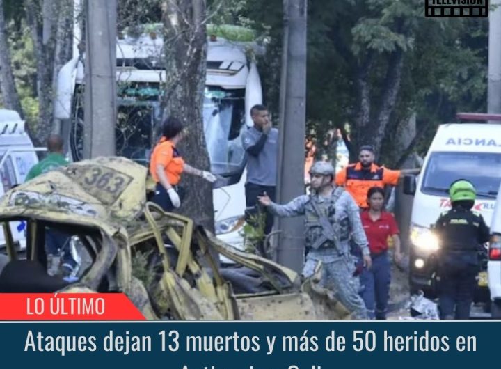 13 muertos y más de 50 heridos.
