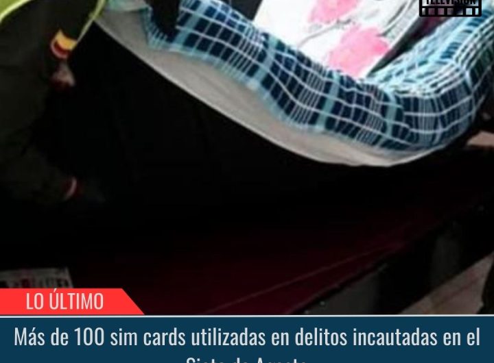 Más de 100 sim cards utilizadas en delitos.