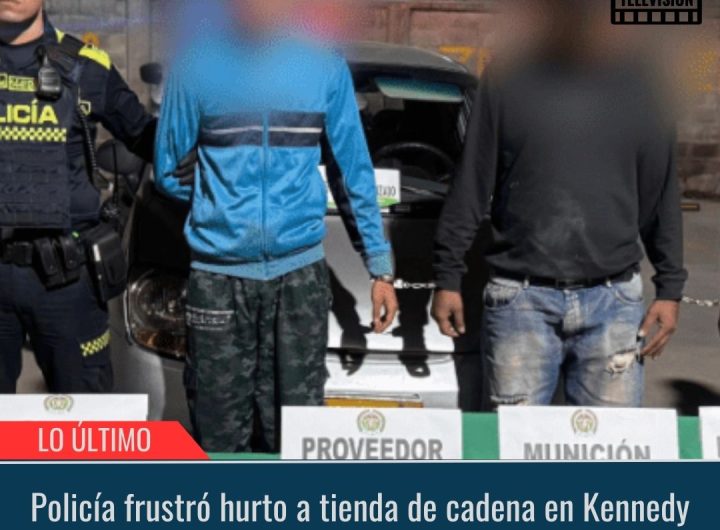 Policía frustró hurto a tienda.