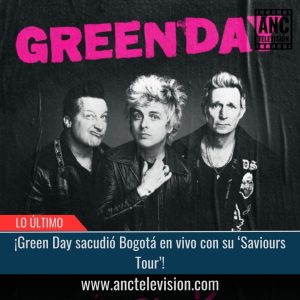 Green Day sacudió Bogotá.