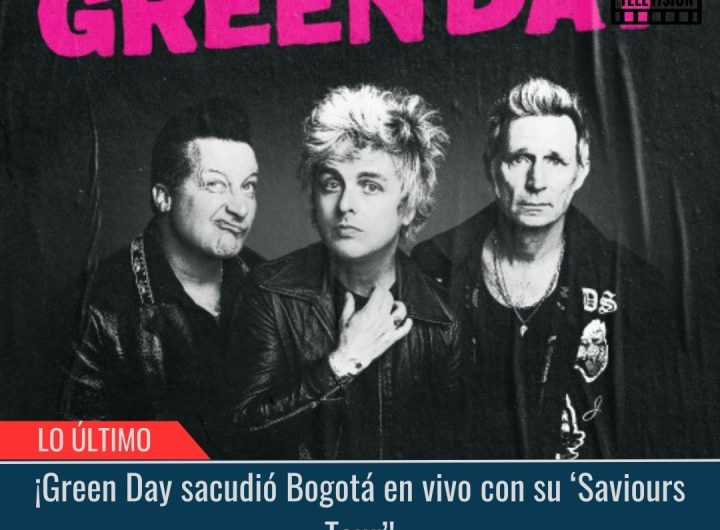 Green Day sacudió Bogotá.