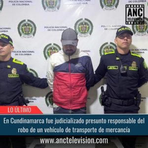 Presunto responsable del robo de un vehículo.