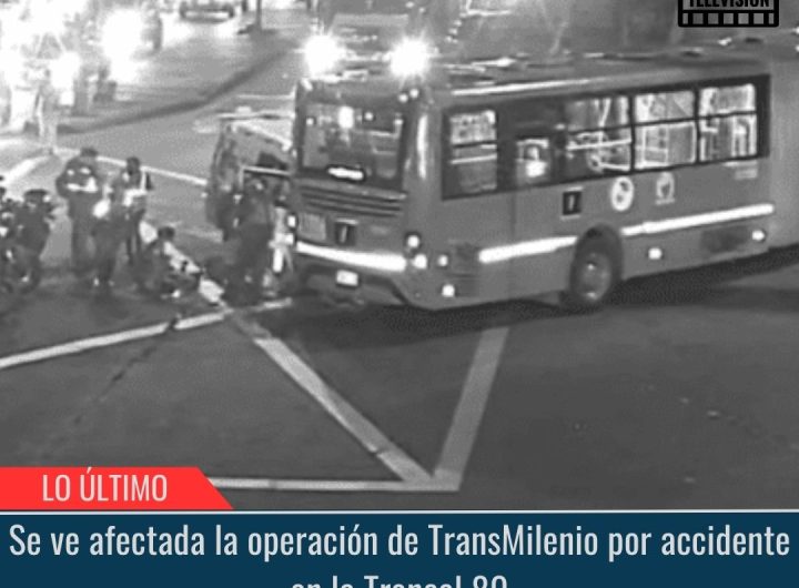 Afectada la operación de TransMilenio.