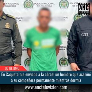 Hombre que asesinó a su compañera.