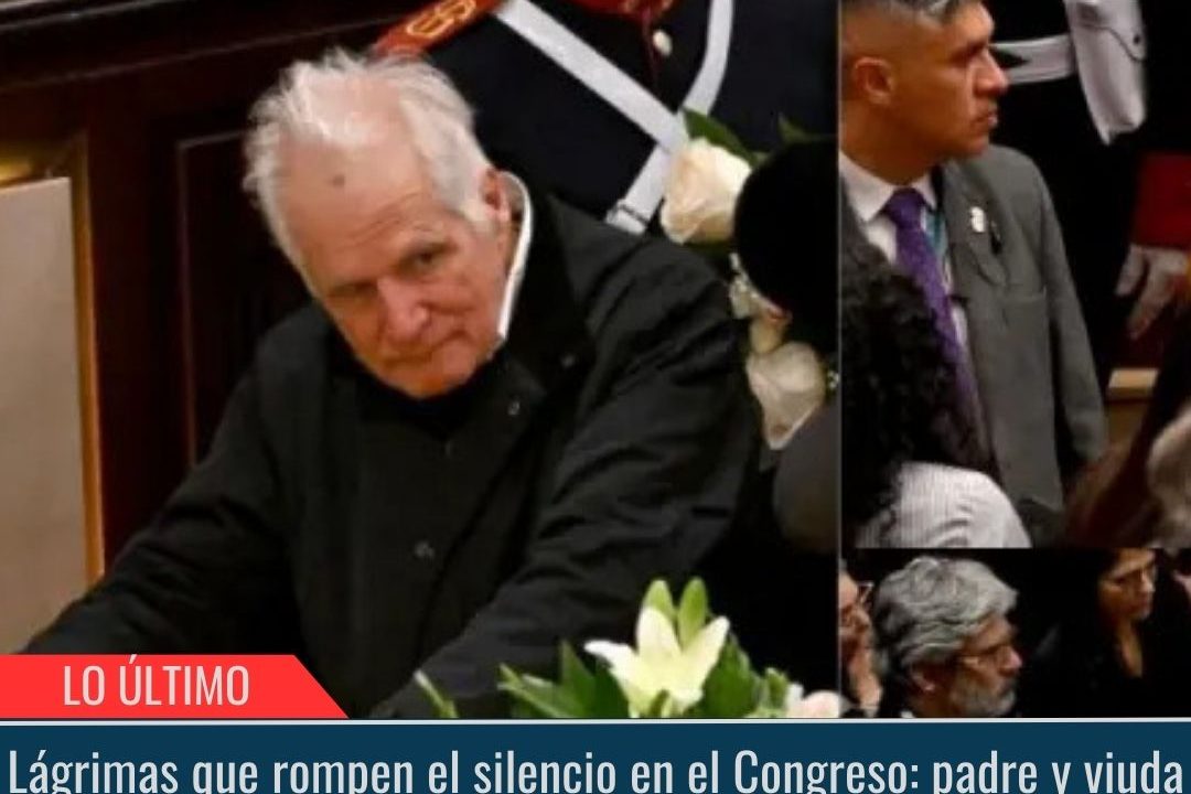 Lágrimas que rompen el silencio en el Congreso.