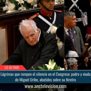 Lágrimas que rompen el silencio en el Congreso.