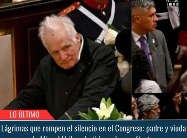 Lágrimas que rompen el silencio en el Congreso.