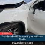 Precandidato Daniel Palacios sufrió grave accidente.