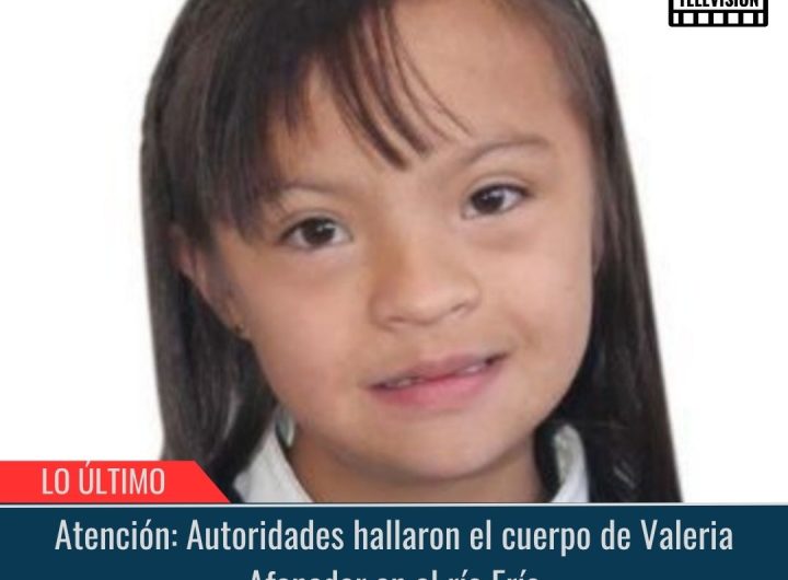 Autoridades hallaron el cuerpo de Valeria Afanador.