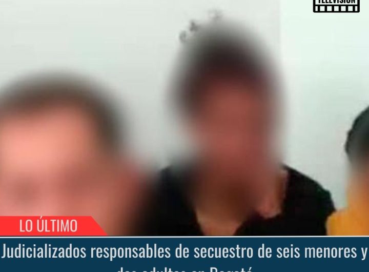 Responsables de secuestro de seis menores y dos adultos.