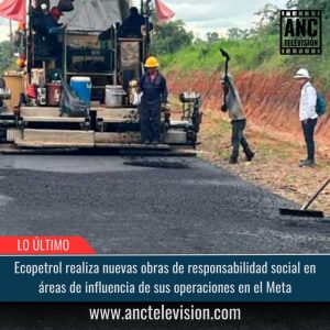 Ecopetrol realiza nuevas obras.