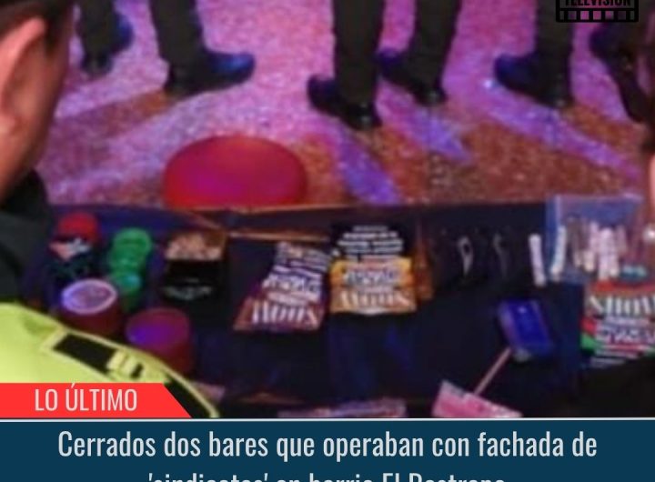 Cerrados dos bares en barrio El Restrepo.