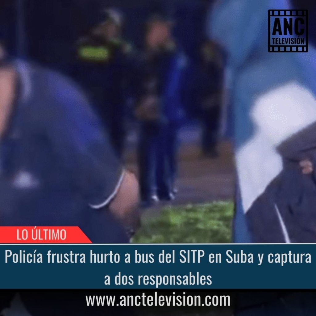 Policía frustra hurto a bus del SITP.