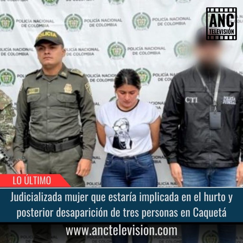 Implicada en el hurto y posterior desaparición.
