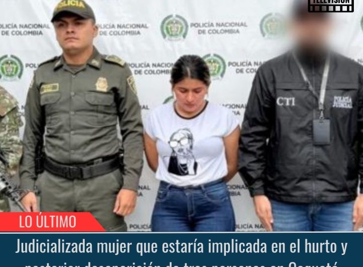 Implicada en el hurto y posterior desaparición.