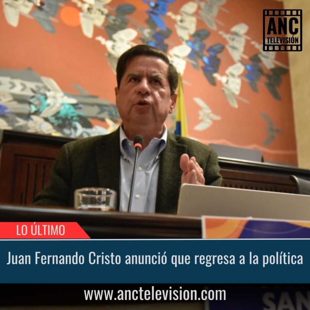 Regresa a la política.
