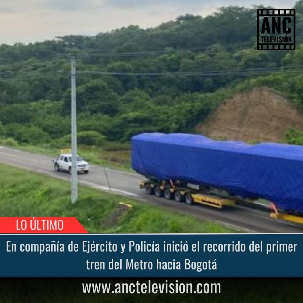 Inició el recorrido del primer tren del Metro.
