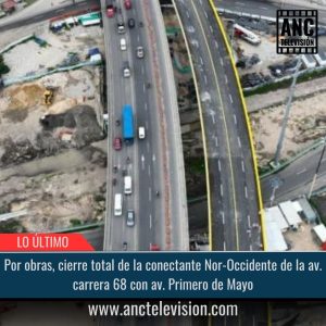 Cierre total de la conectante Nor-Occidente.