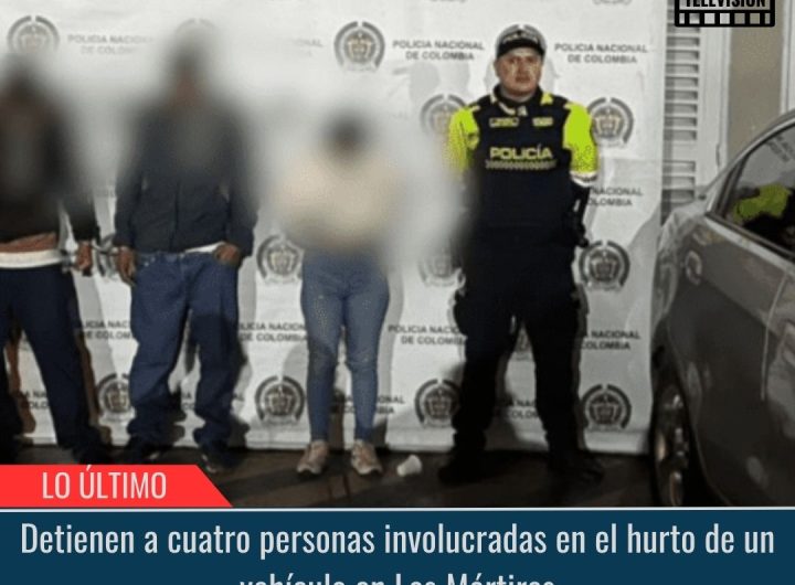 Hurto de un vehículo en Los Mártires.