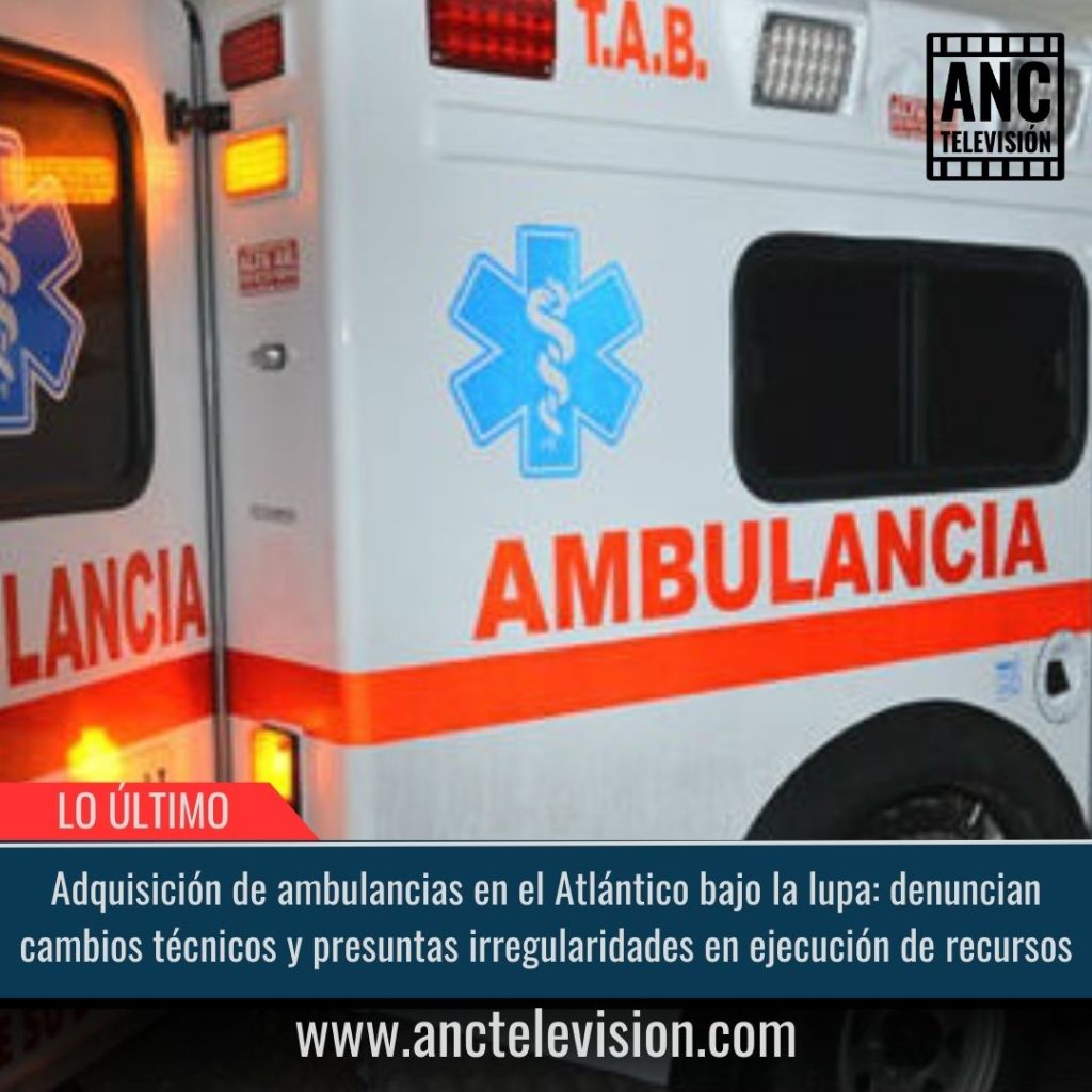 Adquisición de ambulancias en el Atlántico.