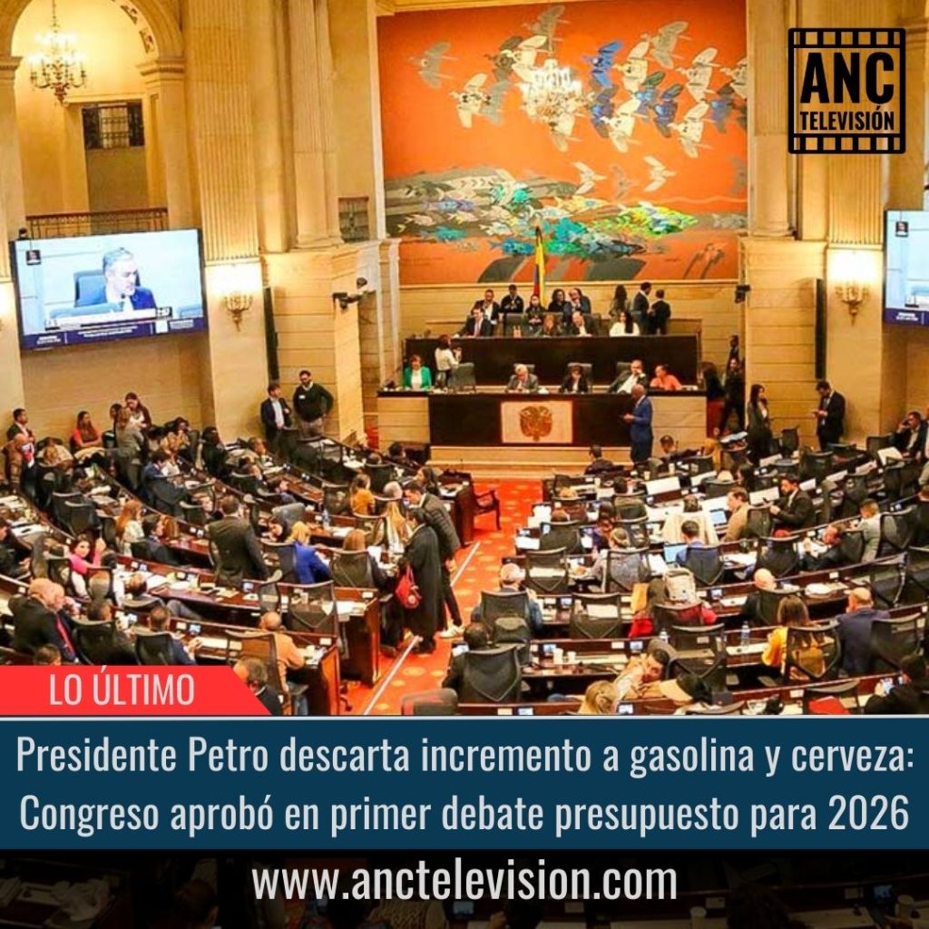 Congreso aprobó en primer debate presupuesto para 2026.