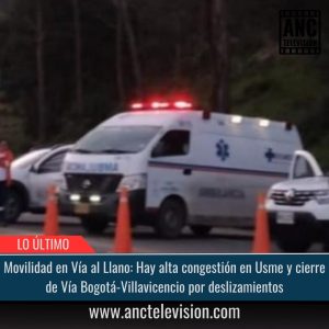 Movilidad en Vía al Llano.
