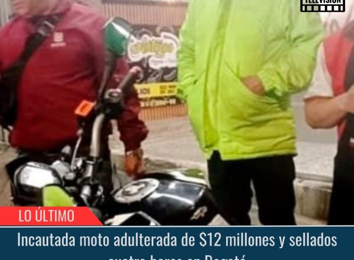 Incautada moto adulterada.