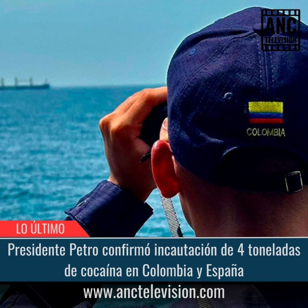 Incautación de 4 toneladas de cocaína.