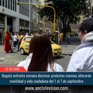 Protestas masivas alterarán movilidad.