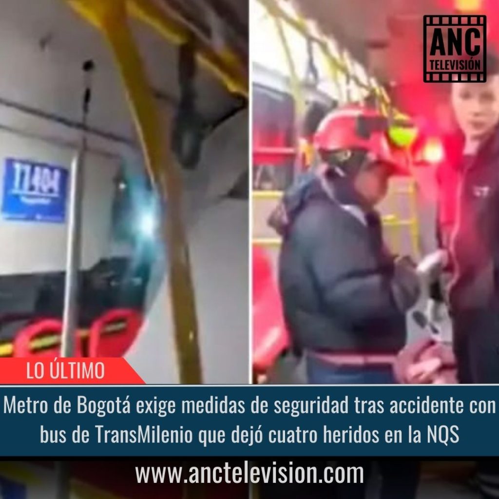Metro de Bogotá exige medidas de seguridad.