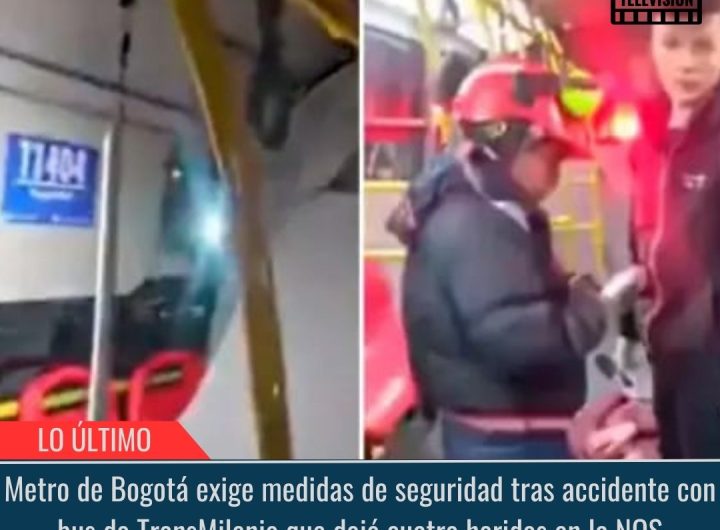 Metro de Bogotá exige medidas de seguridad.