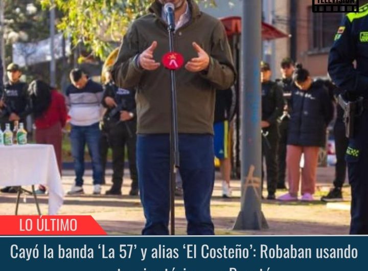 Robaban usando sustancias tóxicas en Bogotá.