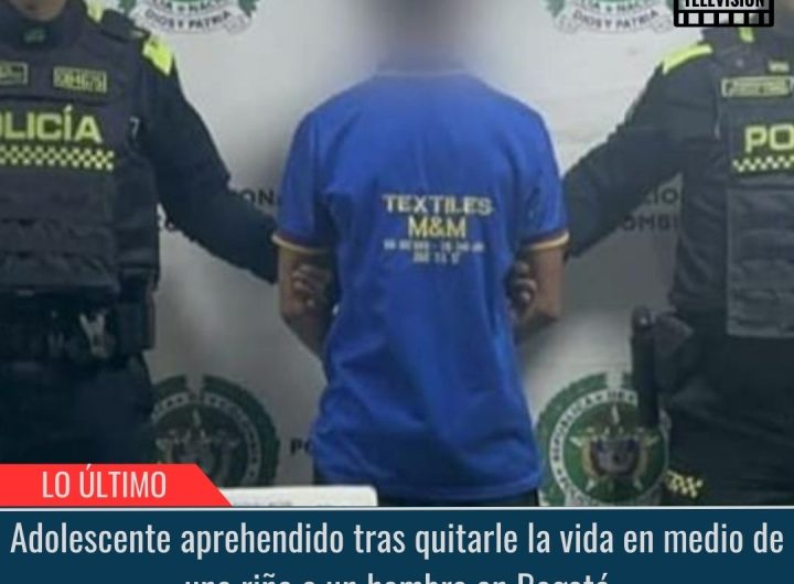 Adolescente aprehendido.