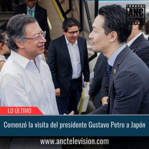 Comenzó la visita del presidente Gustavo Petro a Japón.