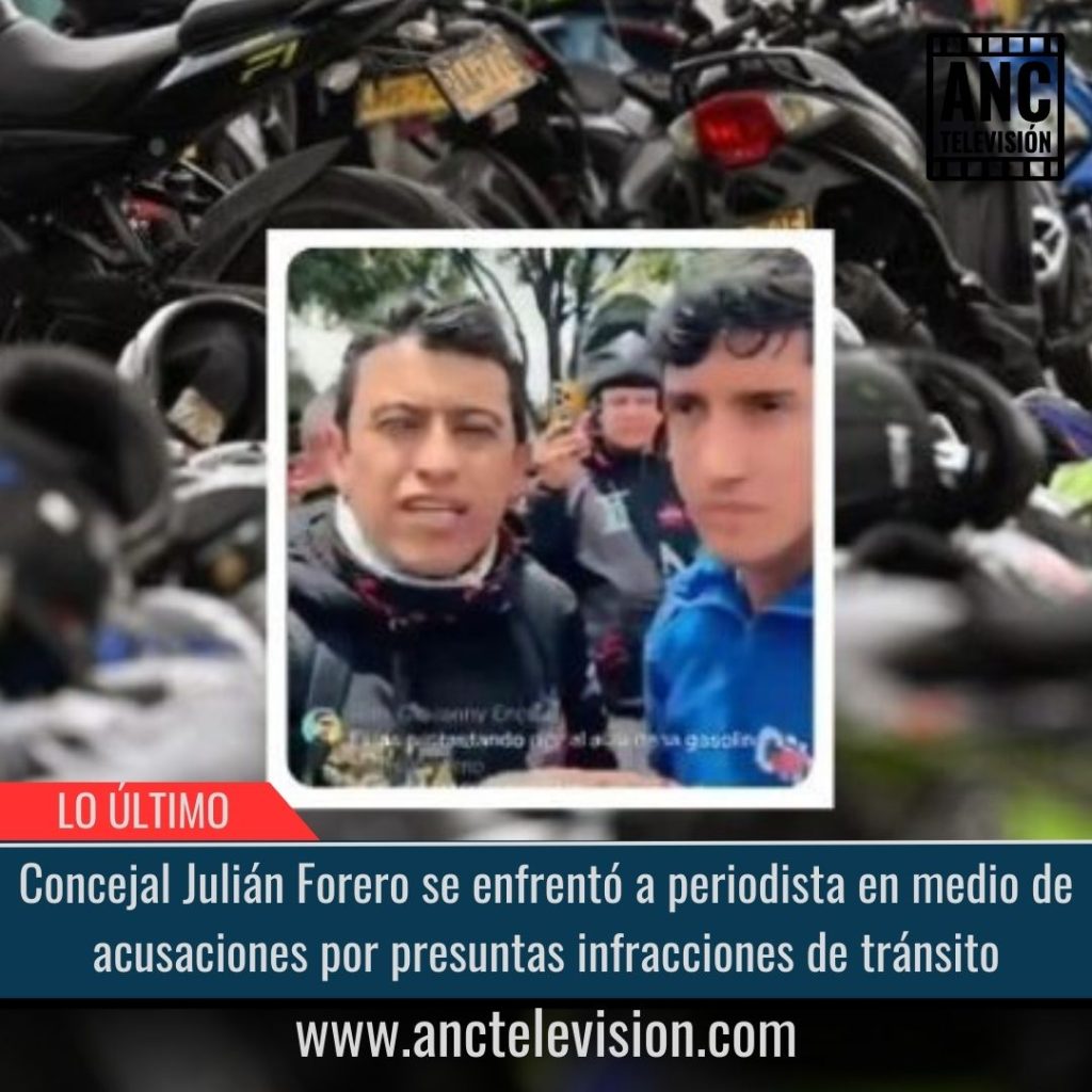 Tensión en protestas de Bogotá.