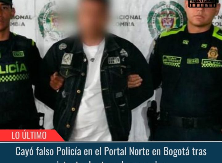 Cayó falso Policía en el Portal Norte.