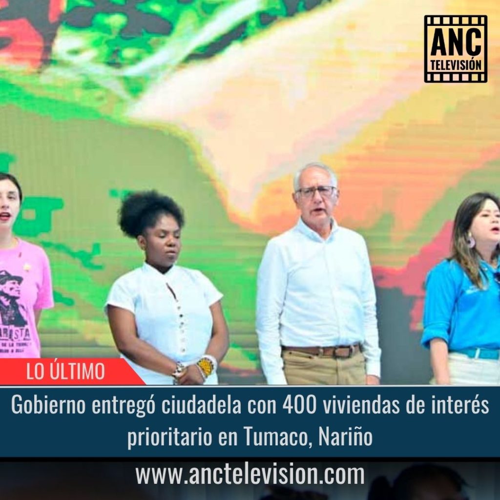 Gobierno entregó ciudadela con 400 viviendas.
