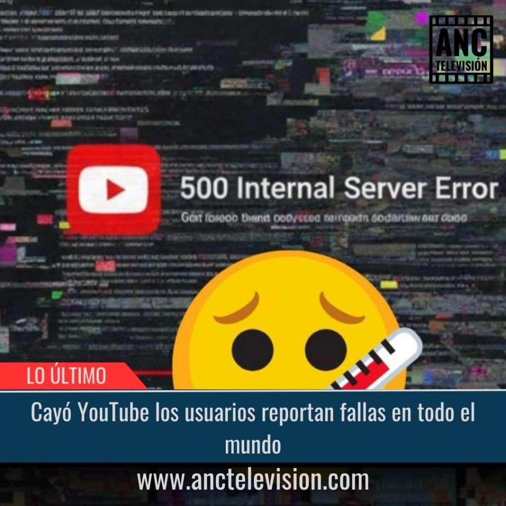 Cayó YouTube.