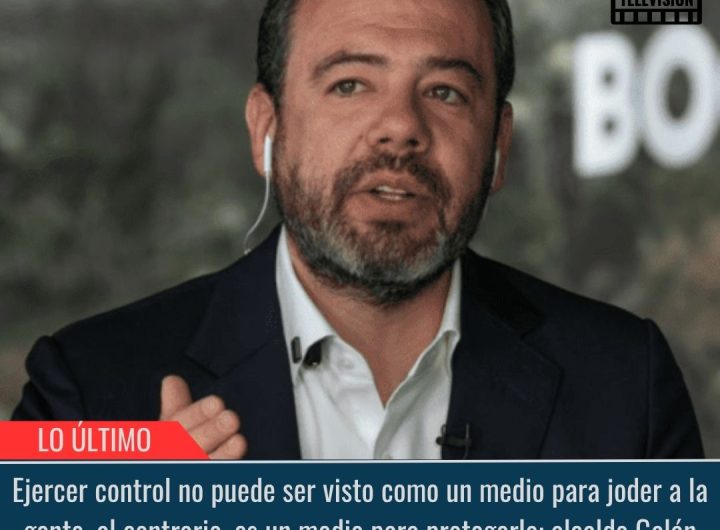 Ejercer control no puede ser visto como un medio para joder a la gente.