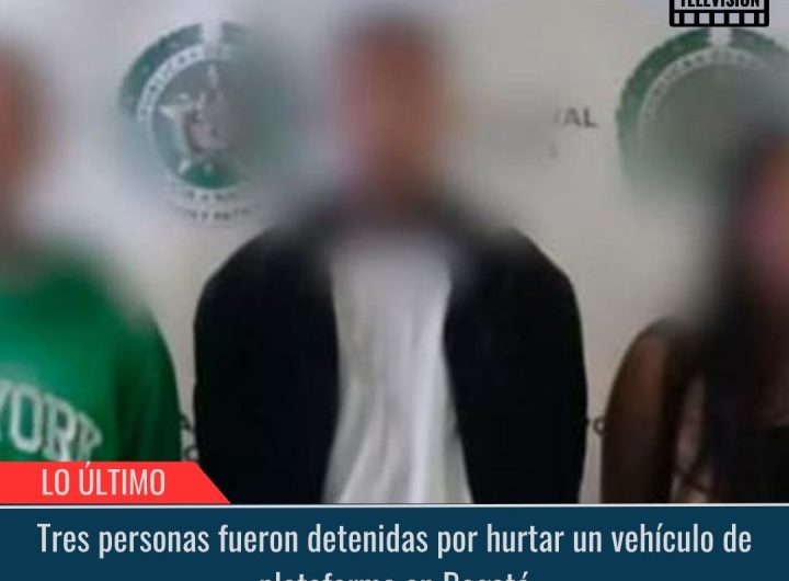 Tres personas fueron detenidas.
