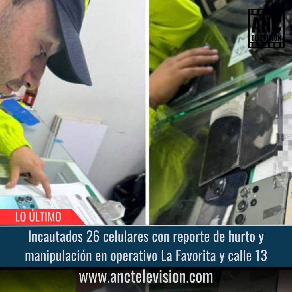 Incautados 26 celulares.