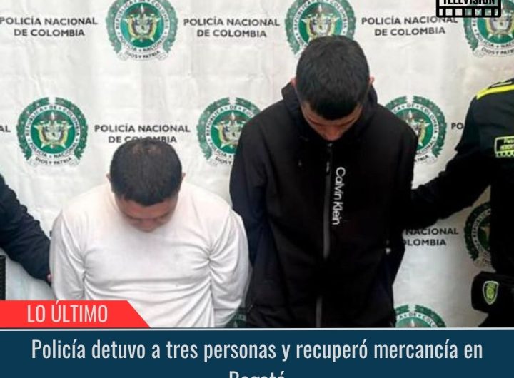 Policía detuvo a tres personas.
