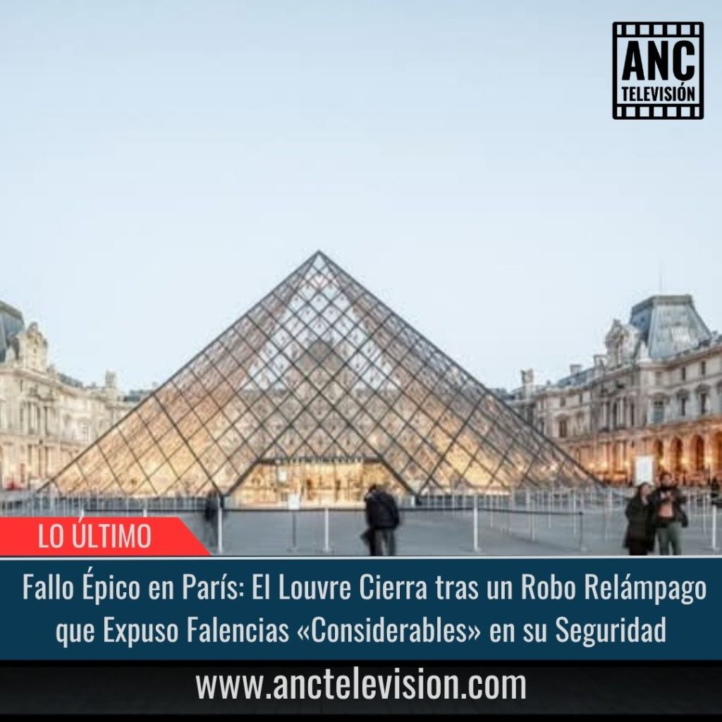 El Louvre Cierra tras un Robo Relámpago.