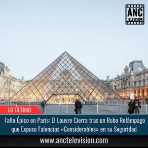 El Louvre Cierra tras un Robo Relámpago.