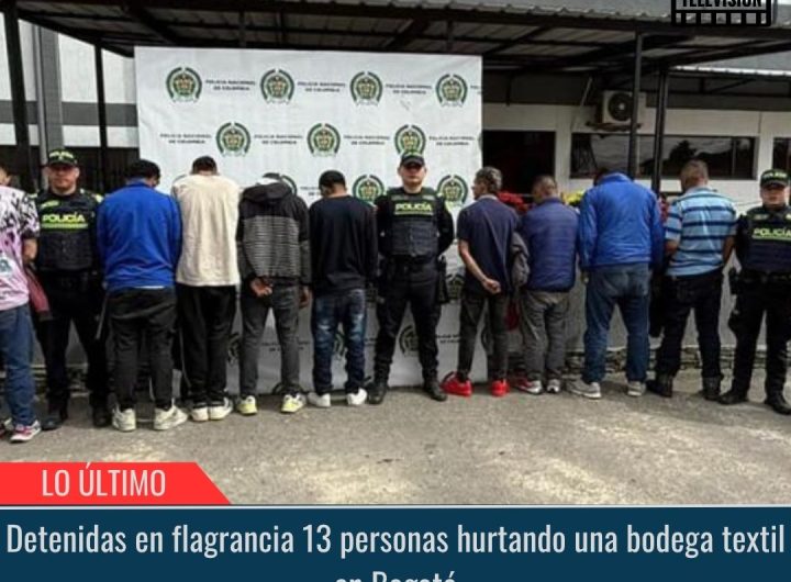 Detenidas en flagrancia 13 personas.