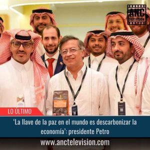 ‘La llave de la paz en el mundo es descarbonizar la economía’.