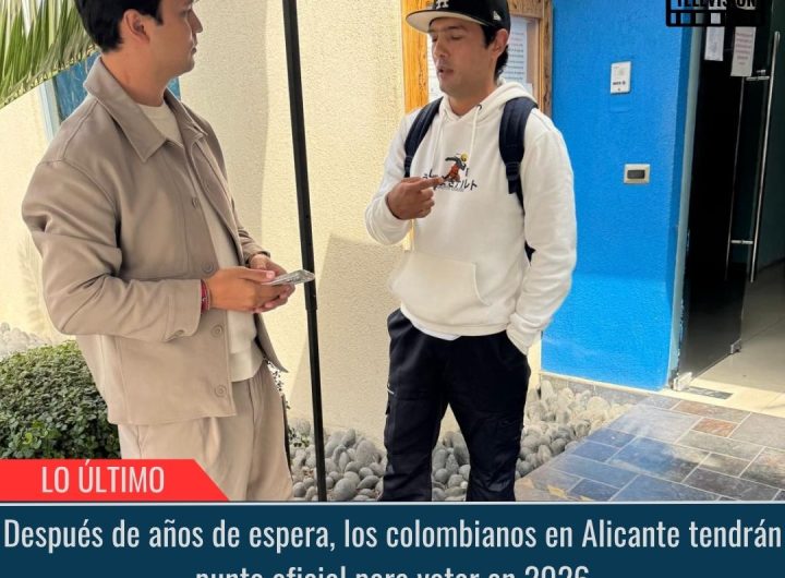 Los colombianos en Alicante tendrán punto oficial para votar.