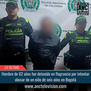 Hombre de 62 años fue detenido en flagrancia.