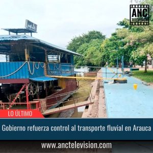 Transporte fluvial en Arauca.