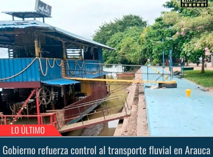 Transporte fluvial en Arauca.
